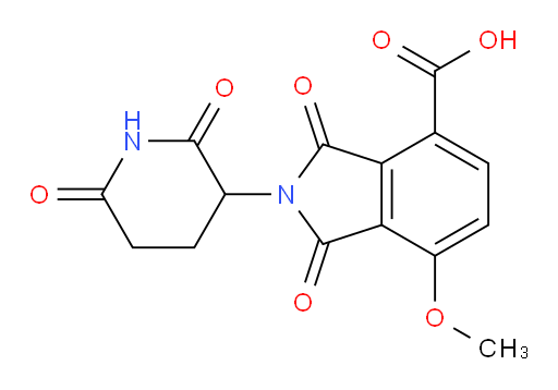 2-(2,6-dioxopiperidin-3-yl)-7-methoxy-1,3-dioxoisoindoline-4-carboxylic acid