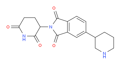 2-(2,6-dioxopiperidin-3-yl)-5-(piperidin-3-yl)isoindoline-1,3-dione