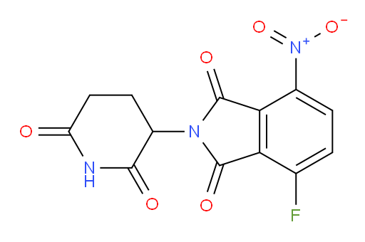 2-(2,6-dioxopiperidin-3-yl)-4-fluoro-7-nitroisoindoline-1,3-dione
