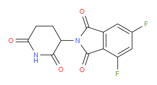 2-(2,6-dioxopiperidin-3-yl)-4,6-difluoroisoindoline-1,3-dione