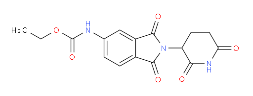 ethyl (2-(2,6-dioxopiperidin-3-yl)-1,3-dioxoisoindolin-5-yl)carbamate