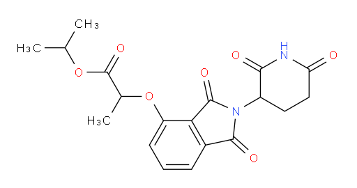 isopropyl 2-((2-(2,6-dioxopiperidin-3-yl)-1,3-dioxoisoindolin-4-yl)oxy)propanoate