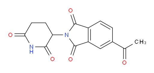 5-acetyl-2-(2,6-dioxopiperidin-3-yl)isoindoline-1,3-dione