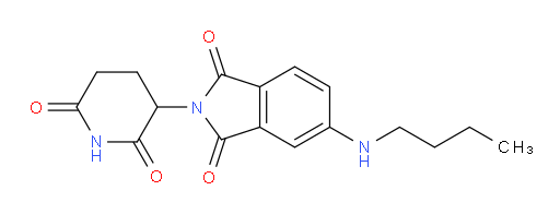 5-(butylamino)-2-(2,6-dioxopiperidin-3-yl)isoindoline-1,3-dione