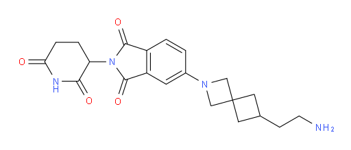 5-(6-(2-aminoethyl)-2-azaspiro[3.3]heptan-2-yl)-2-(2,6-dioxopiperidin-3-yl)isoindoline-1,3-dione