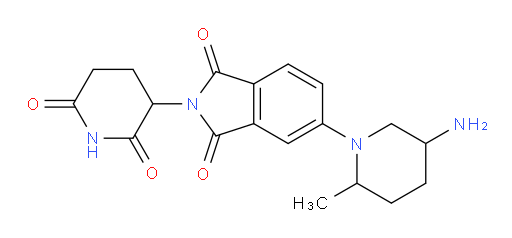 5-(5-amino-2-methylpiperidin-1-yl)-2-(2,6-dioxopiperidin-3-yl)isoindoline-1,3-dione