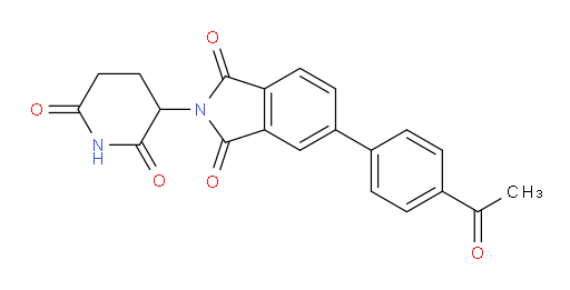 5-(4-acetylphenyl)-2-(2,6-dioxopiperidin-3-yl)isoindoline-1,3-dione