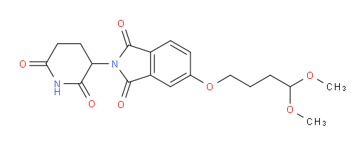5-(4,4-dimethoxybutoxy)-2-(2,6-dioxopiperidin-3-yl)isoindoline-1,3-dione
