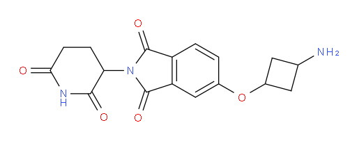 5-(3-aminocyclobutoxy)-2-(2,6-dioxopiperidin-3-yl)isoindoline-1,3-dione