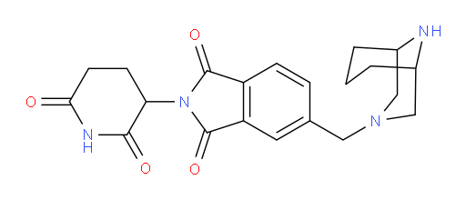 5-(3,9-diazabicyclo[3.3.1]nonan-3-ylmethyl)-2-(2,6-dioxopiperidin-3-yl)isoindoline-1,3-dione
