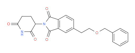 5-(2-(benzyloxy)ethyl)-2-(2,6-dioxopiperidin-3-yl)isoindoline-1,3-dione