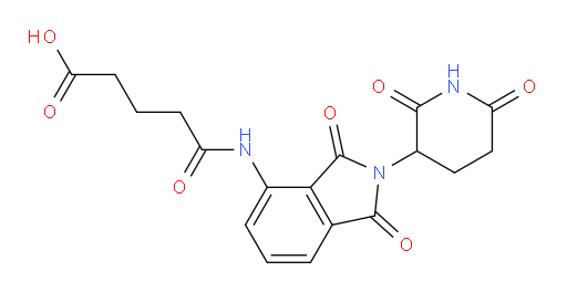 5-((2-(2,6-dioxopiperidin-3-yl)-1,3-dioxoisoindolin-4-yl)amino)-5-oxopentanoic acid