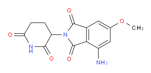 4-amino-2-(2,6-dioxopiperidin-3-yl)-6-methoxyisoindoline-1,3-dione