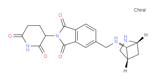 5-(((1R,4R,5S)-2-azabicyclo[2.1.1]hexan-5-ylamino)methyl)-2-(2,6-dioxopiperidin-3-yl)isoindoline-1,3-dione
