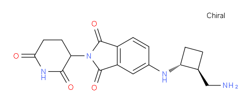 5-(((1R,2S)-2-(aminomethyl)cyclobutyl)amino)-2-(2,6-dioxopiperidin-3-yl)isoindoline-1,3-dione