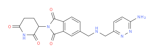5-((((6-aminopyridazin-3-yl)methyl)amino)methyl)-2-(2,6-dioxopiperidin-3-yl)isoindoline-1,3-dione