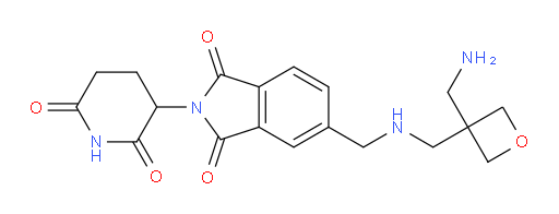 5-((((3-(aminomethyl)oxetan-3-yl)methyl)amino)methyl)-2-(2,6-dioxopiperidin-3-yl)isoindoline-1,3-dione