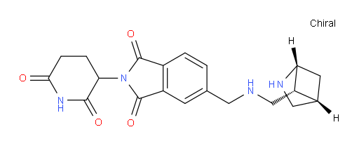 5-((((1R,4S,5R)-2-azabicyclo[2.1.1]hexan-5-ylmethyl)amino)methyl)-2-(2,6-dioxopiperidin-3-yl)isoindoline-1,3-dione
