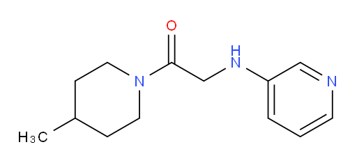 1-(4-methylpiperidin-1-yl)-2-(pyridin-3-ylamino)ethanone