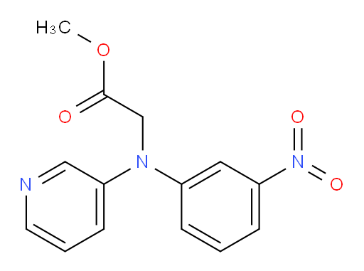 methyl 2-((3-nitrophenyl)(pyridin-3-yl)amino)acetate
