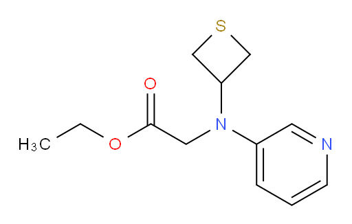ethyl 2-(pyridin-3-yl(thietan-3-yl)amino)acetate
