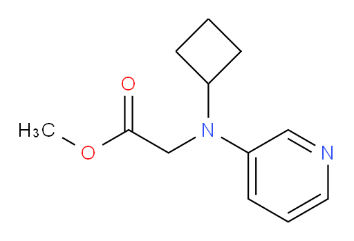 methyl 2-(cyclobutyl(pyridin-3-yl)amino)acetate