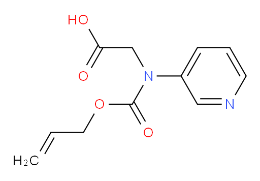 2-(((allyloxy)carbonyl)(pyridin-3-yl)amino)acetic acid