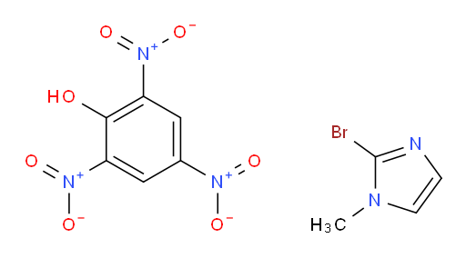 2-bromo-1-methyl-1H-imidazole compound with picric acid (1:1)