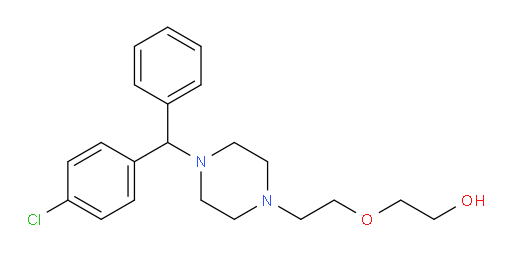 2-(2-(4-((4-chlorophenyl)(phenyl)methyl)piperazin-1-yl)ethoxy)ethanol