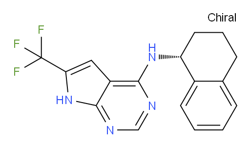 (R)-N-(1,2,3,4-tetrahydronaphthalen-1-yl)-6-(trifluoromethyl)-7H-pyrrolo[2,3-d]pyrimidin-4-amine