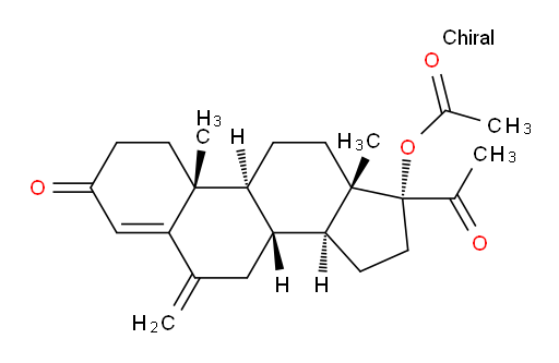(8R,9S,10R,13S,14S,17R)-17-acetyl-10,13-dimethyl-6-methylene-3-oxo-2,3,6,7,8,9,10,11,12,13,14,15,16,17-tetradecahydro-1H-cyclopenta[a]phenanthren-17-yl acetate