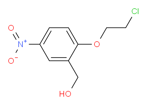 2-(2-Chloroethoxy)-5-nitrobenzenemethanol