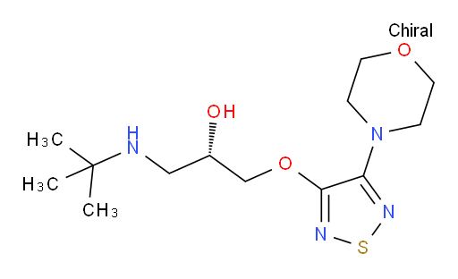 (S)-1-(tert-butylamino)-3-((4-morpholino-1,2,5-thiadiazol-3-yl)oxy)propan-2-ol;timolol