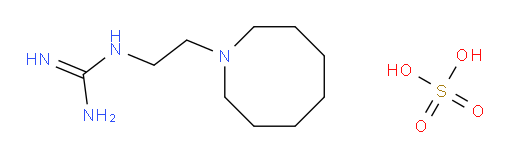 Guanethidine Sulphae;GUANETHIDINE SULFATE;GUANETHIDINE MONOSULFATE;GUANETHIDINEMONOSULFATE,USP;GUANETHIDINE MONOSULFATE (1:1);Guanethidine Monosulfate (200 mg);1-(2-Guanidinoethyl)octahydroazocine;n-(2-guanidinoethyl)heptamethyleniminesulfate;2-(1-Azacyclooctyl)ethylguanidine monosulfate;2-(octahydro-1-azocinyl)ethylguanidinesulphate