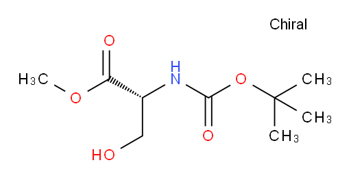 N-[(1,1-Dimethylethoxy)carbonyl]-D-serine methyl ester