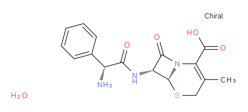 (6R,7R)-7-((R)-2-amino-2-phenylacetamido)-3-methyl-8-oxo-5-thia-1-azabicyclo[4.2.0]oct-2-ene-2-carboxylic acid hydrate