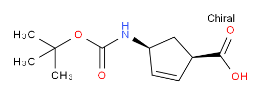(1R,4S)-4-((tert-butoxycarbonyl)amino)cyclopent-2-enecarboxylic acid