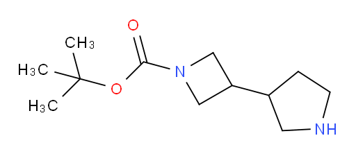 tert-butyl 3-(pyrrolidin-3-yl)azetidine-1-carboxylate