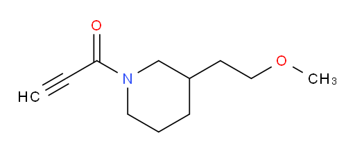 1-[3-(2-methoxyethyl)piperidin-1-yl]prop-2-yn-1-one