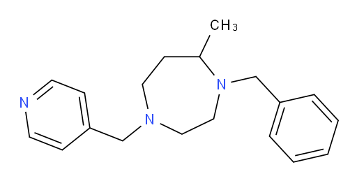 4-benzyl-5-methyl-1-[(pyridin-4-yl)methyl]-1,4-diazepane
