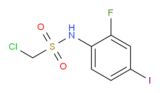 1-chloro-N-(2-fluoro-4-iodophenyl)methanesulfonamide