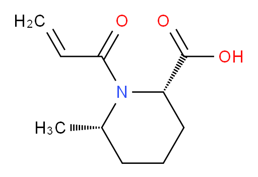 rac-(2R,6R)-6-methyl-1-(prop-2-enoyl)piperidine-2-carboxylic acid