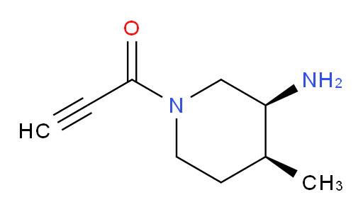 rac-1-[(3R,4R)-3-amino-4-methylpiperidin-1-yl]prop-2-yn-1-one
