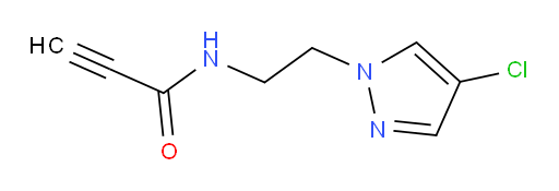 N-[2-(4-chloro-1H-pyrazol-1-yl)ethyl]prop-2-ynamide