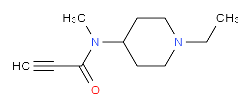 N-(1-ethylpiperidin-4-yl)-N-methylprop-2-ynamide