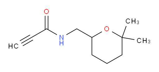 N-[(6,6-dimethyloxan-2-yl)methyl]prop-2-ynamide