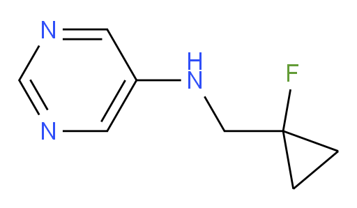 N-[(1-fluorocyclopropyl)methyl]pyrimidin-5-amine