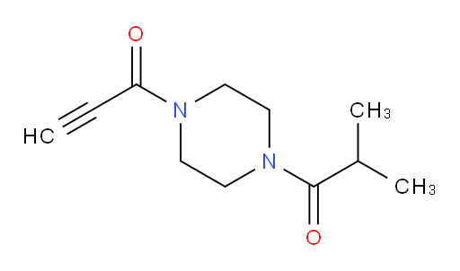 1-[4-(2-methylpropanoyl)piperazin-1-yl]prop-2-yn-1-one