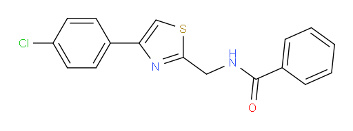 N-{[4-(4-chlorophenyl)-1,3-thiazol-2-yl]methyl}benzamide