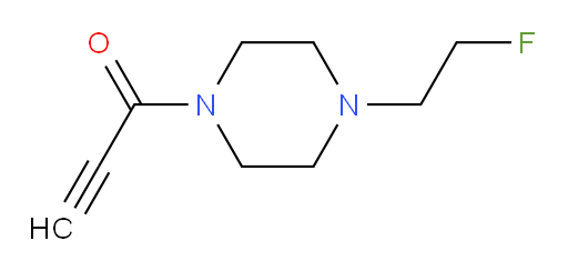 1-[4-(2-fluoroethyl)piperazin-1-yl]prop-2-yn-1-one